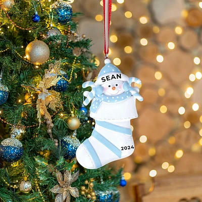 Snowbaby in Stocking