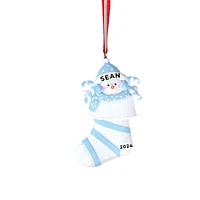 Snowbaby in Stocking