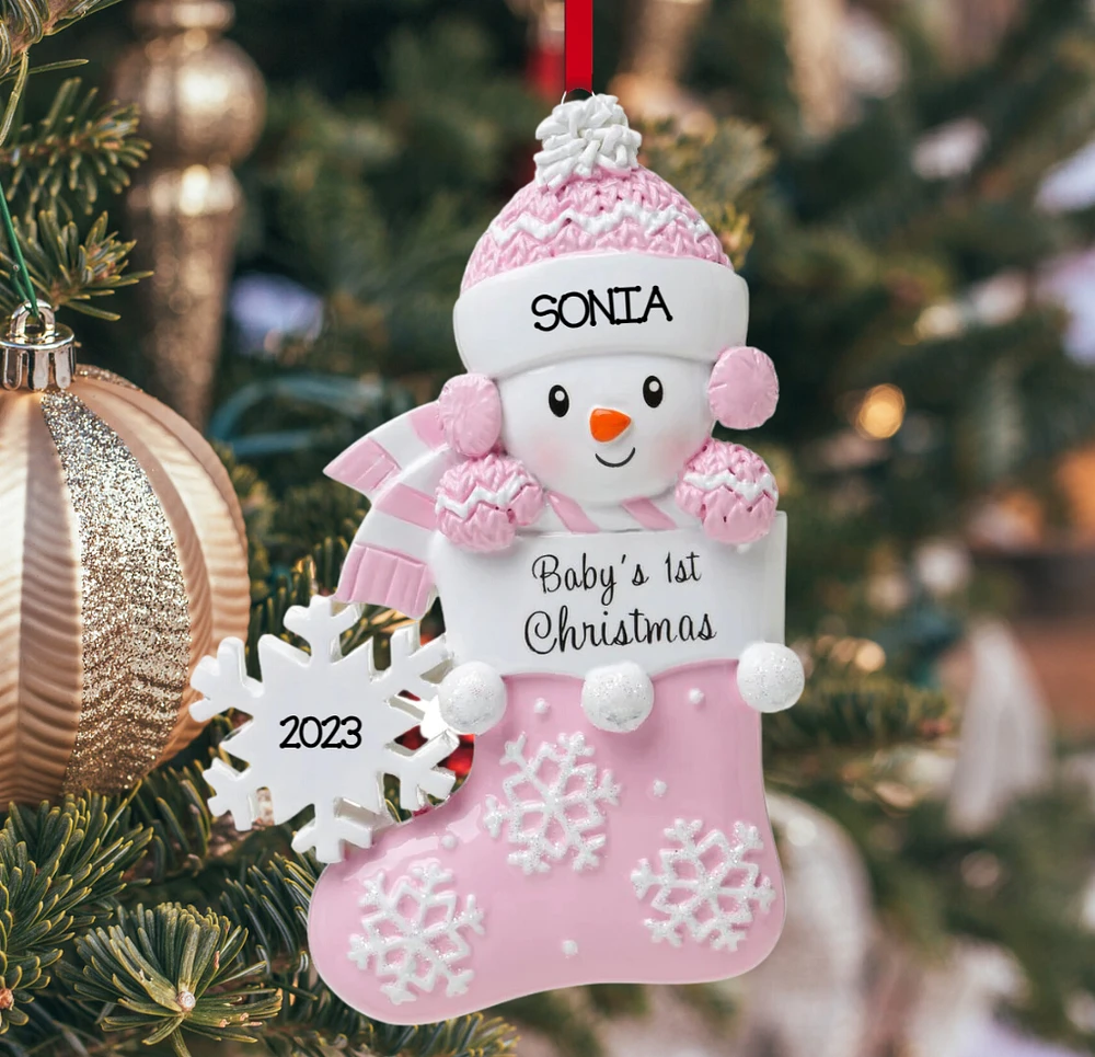 Snowbaby in Stocking