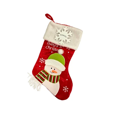 Snowman Stocking