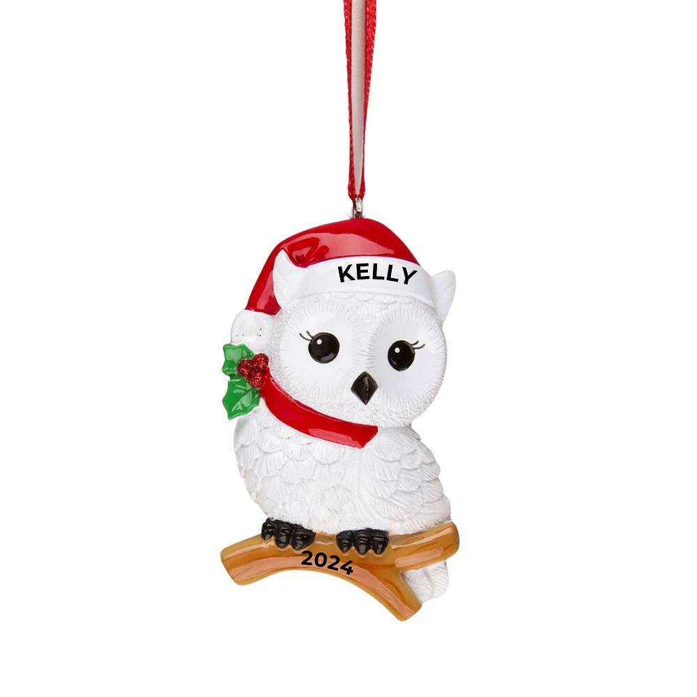 Snowy Owl Ornament