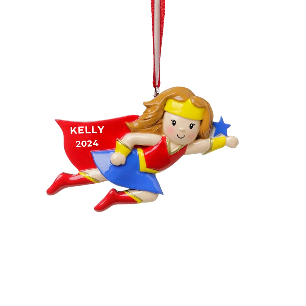 Super Hero Girl Ornament