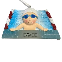 Swimmer Boy Ornament