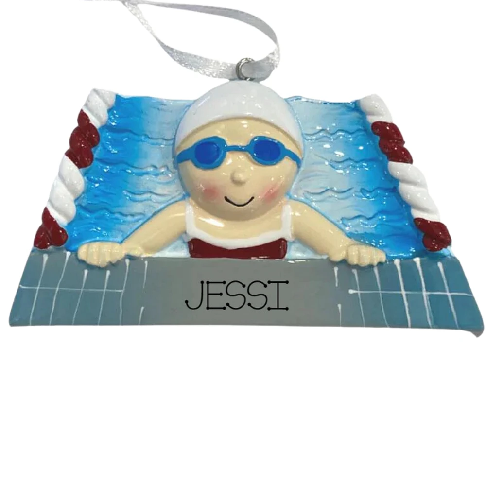 Swimmer Girl Ornament