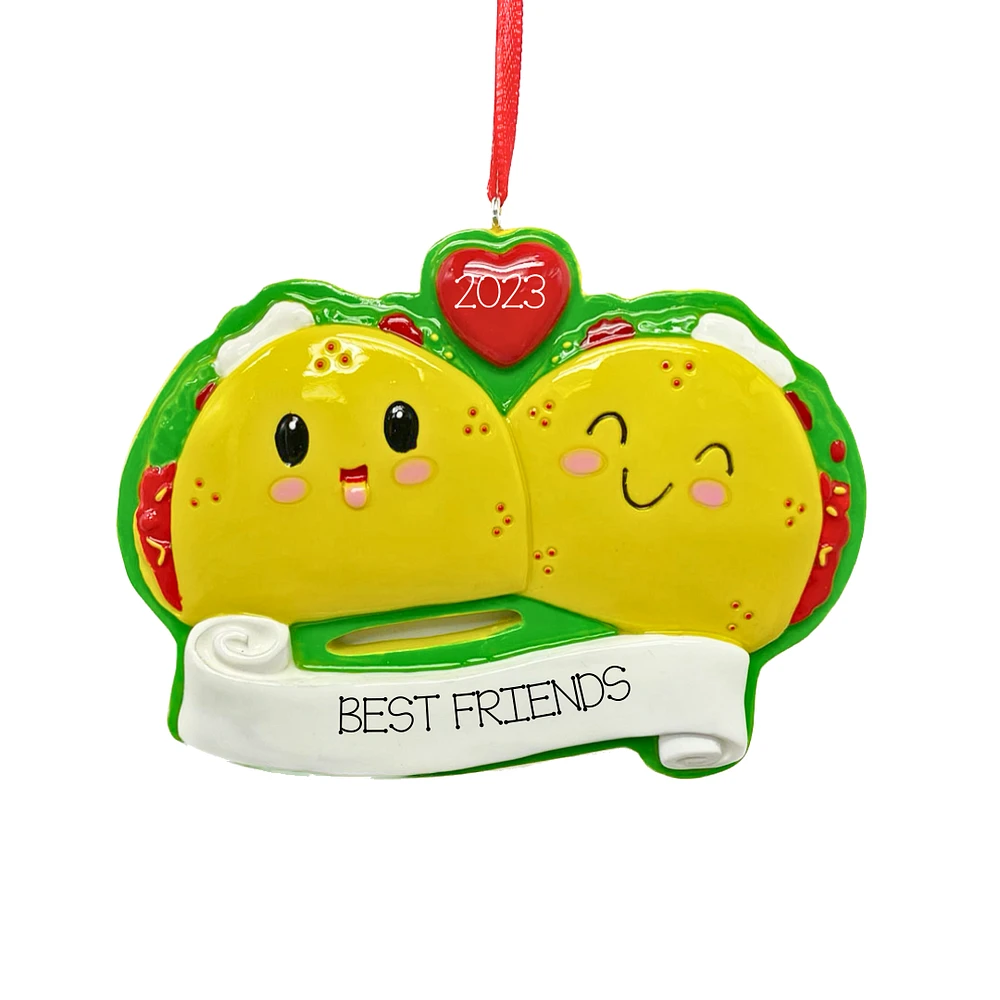 Taco couple Ornament