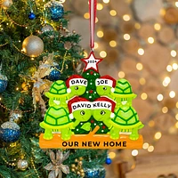 Turtle Family of 4 Ornament