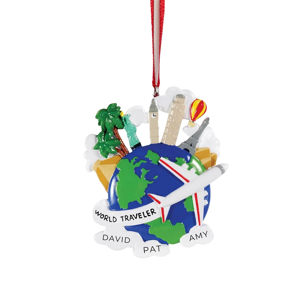 World Traveler Ornament