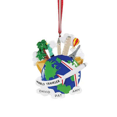 World Traveler Ornament