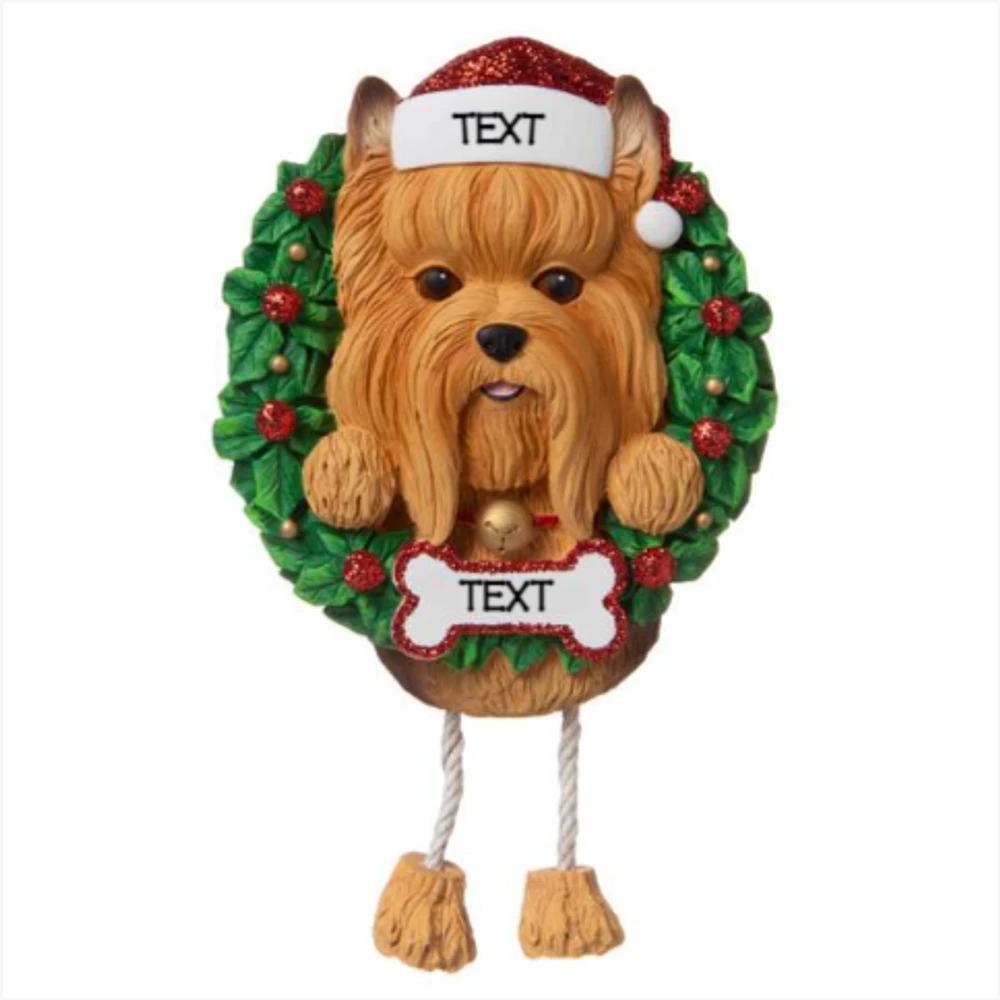 Yorkie Dog Ornament