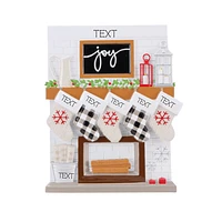 Mantle Stocking Family of Ornament