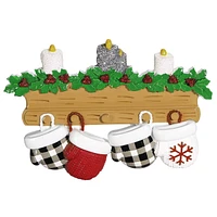 New Mitten Family 4 Ornament