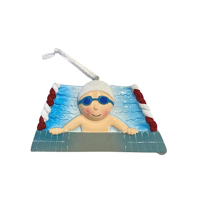 Swimmer Boy Ornament