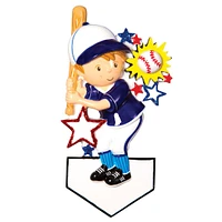 Baseball player - Boy Ornament