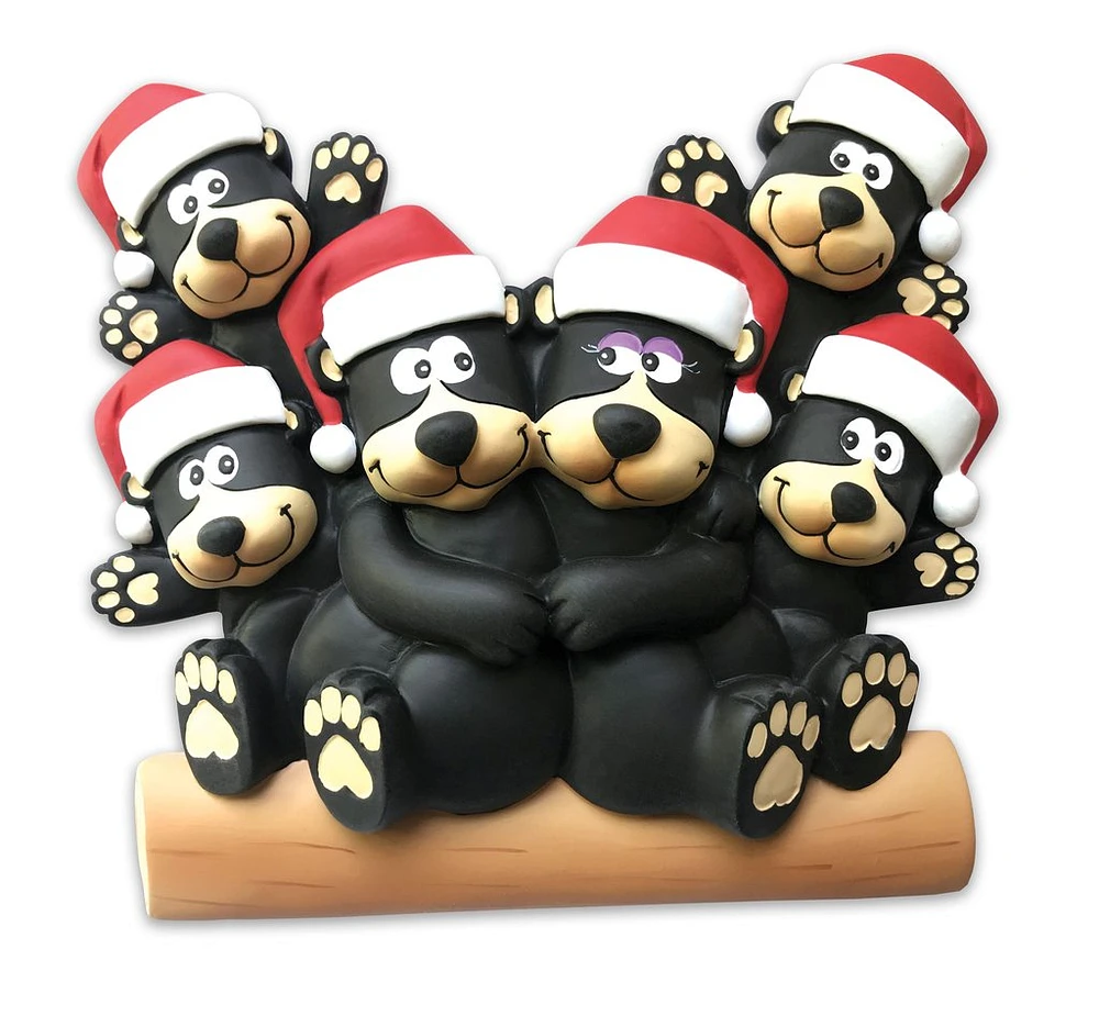 Black Bear Family of - Table Topper Stand Decoration