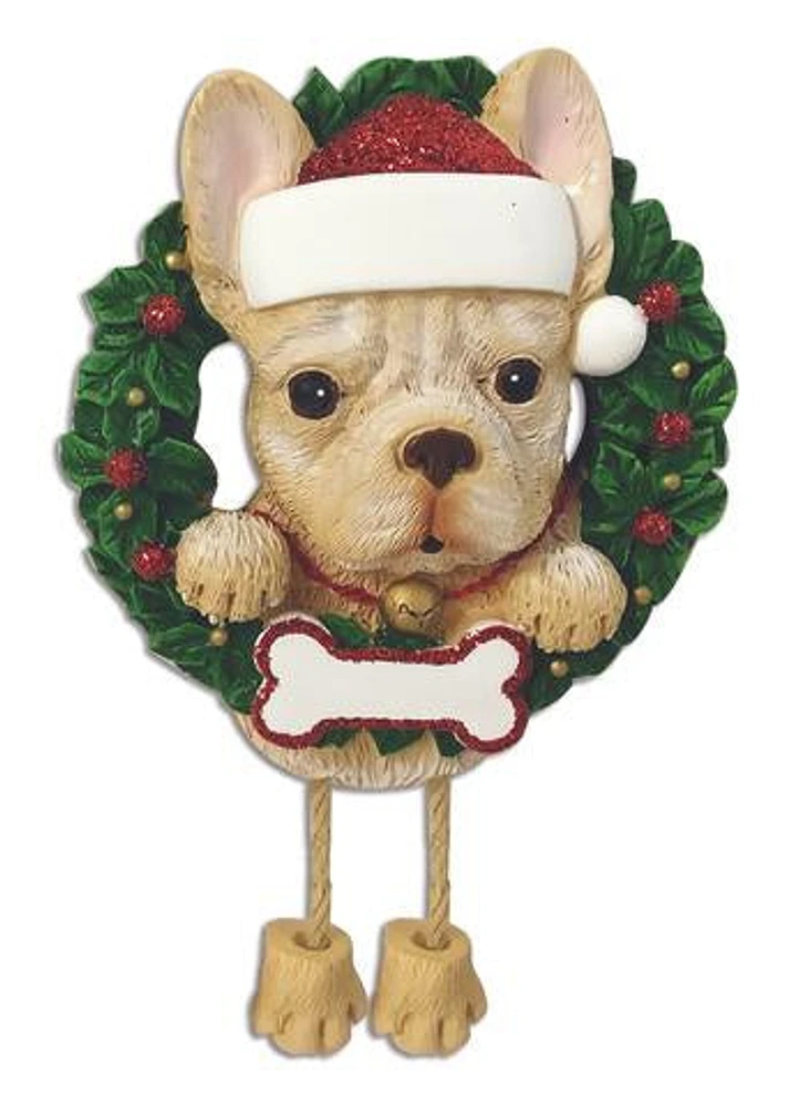 FRENCH Bulldog Dog Ornament