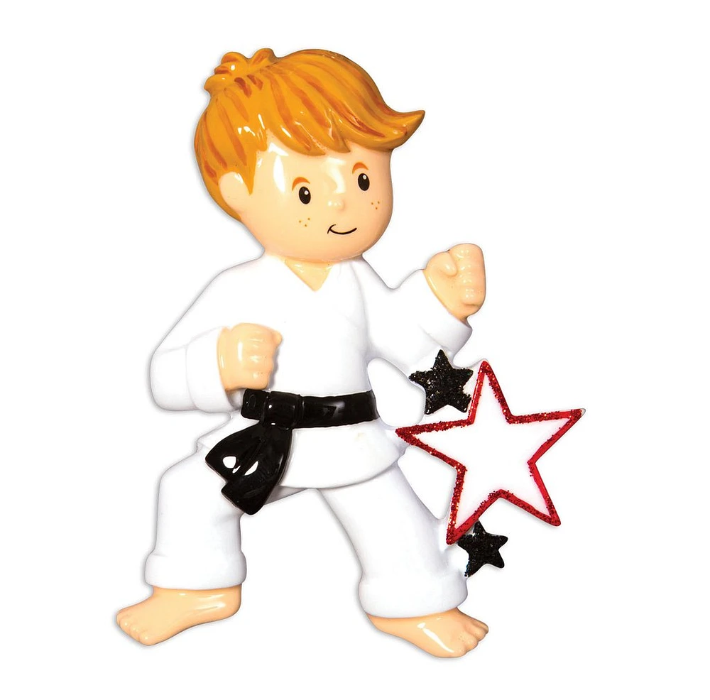 Karate Boy Ornament