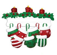 Mitten Family of 7 Ornament