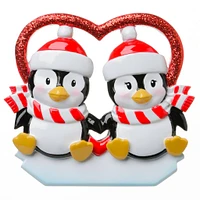 Penguins in Love Ornament