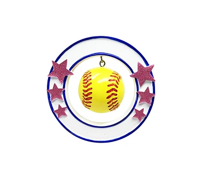 Softball - 3D Ornament