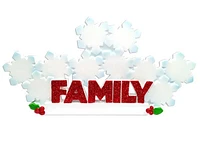 Snowflake Family of - Table Topper Stand Decoration