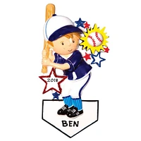 Baseball player - Boy Ornament