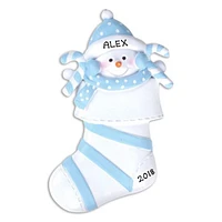 Snowbaby in Stocking