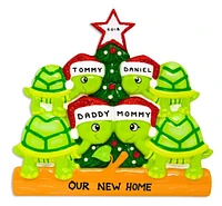 Turtle Family of 4 Ornament