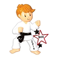 Karate Boy Ornament