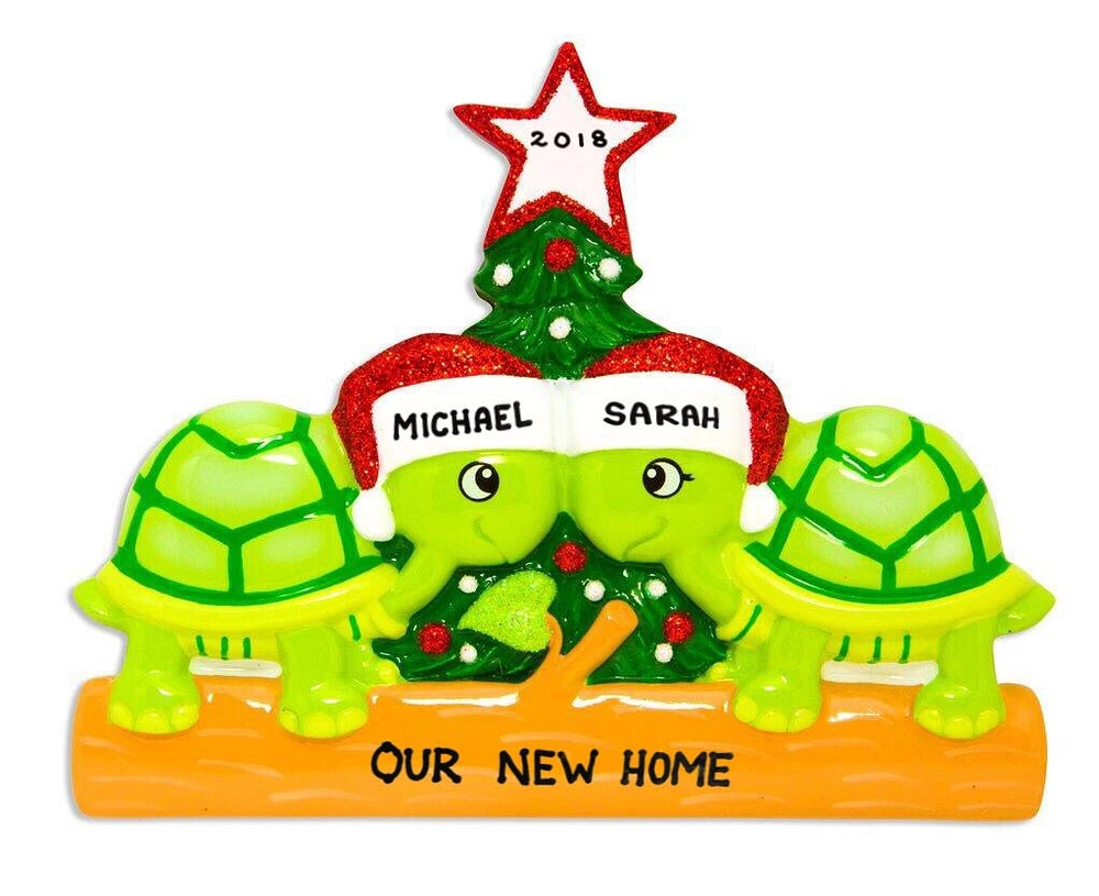 Turtle Family of 2 Ornament