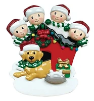 Doghouse Family of Ornament