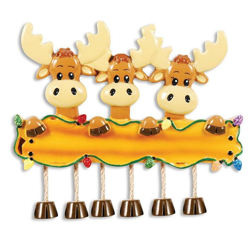 Moose Family of Ornament