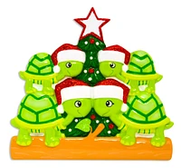 Turtle Family of 4 Ornament