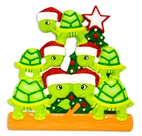 Turtle Family of 5 Ornament