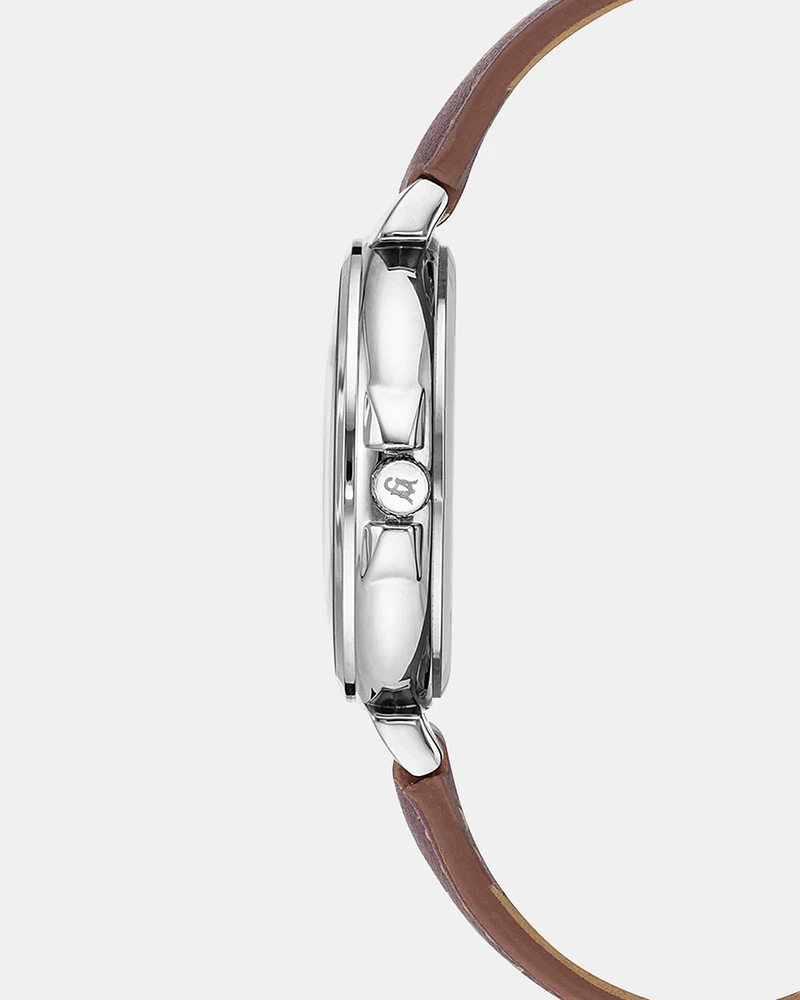 STACKED LOGO WATCH BROWN MULTI