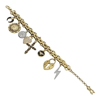 CHUNKY CHARM BRACELET GOLD