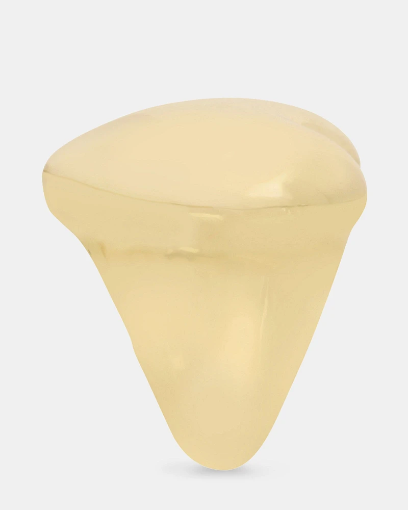 PUFF HEART RING GOLD