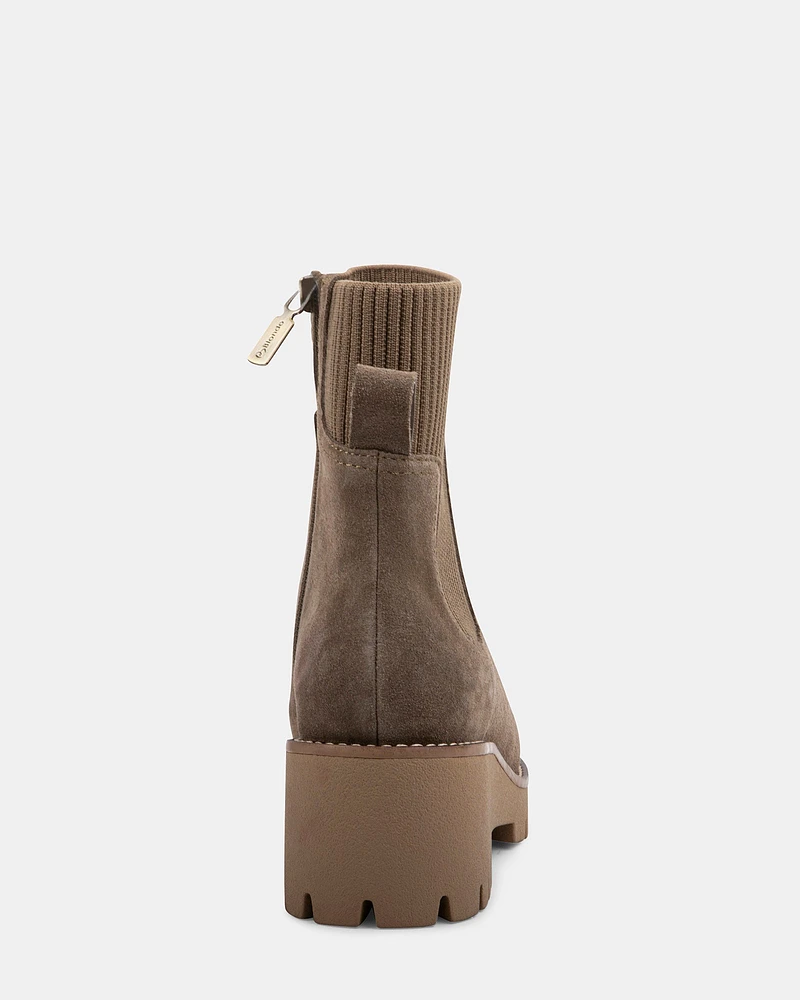 DELTA TAUPE SUEDE