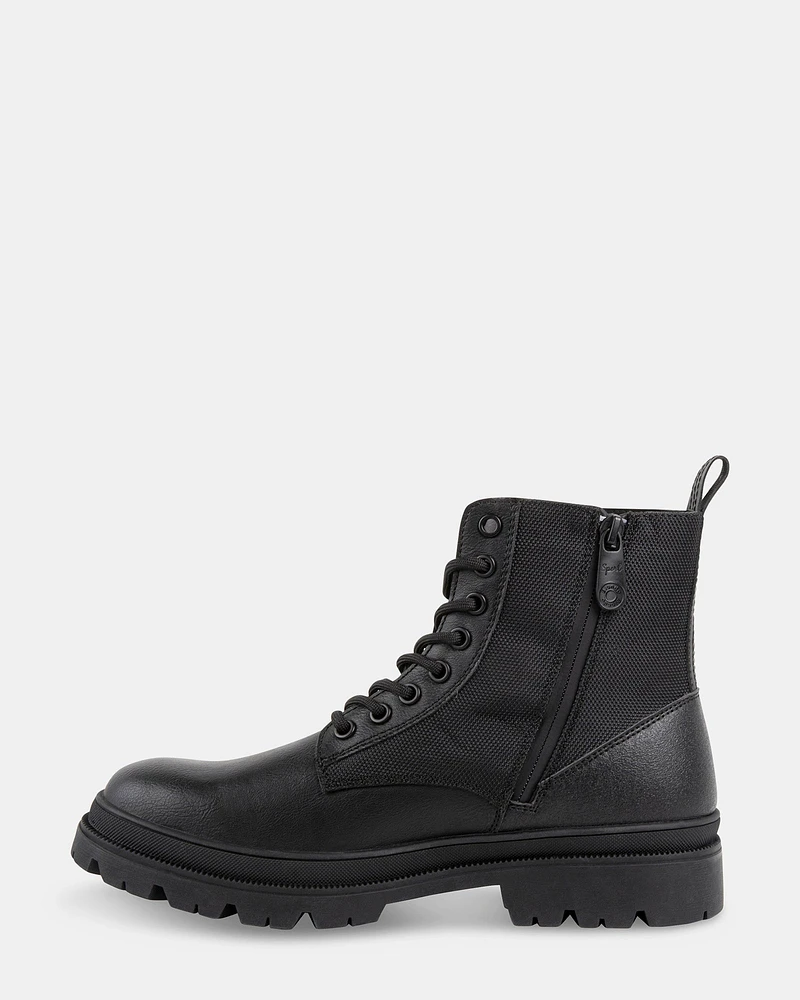 BRONN BLACK LEATHER