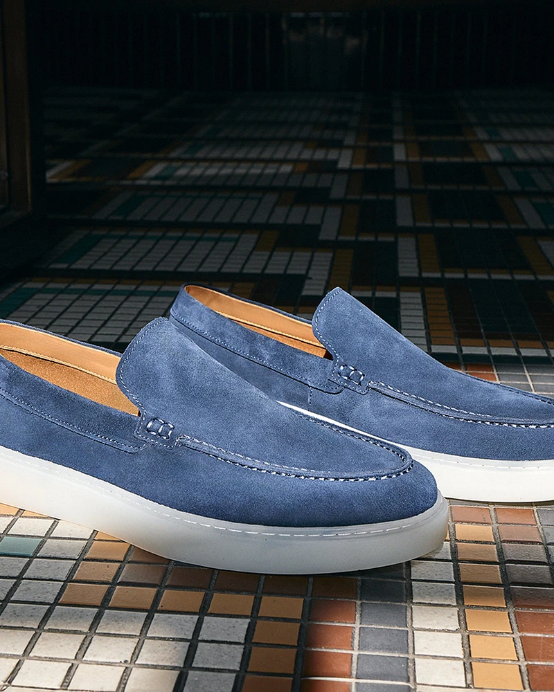 LENNYN NAVY SUEDE