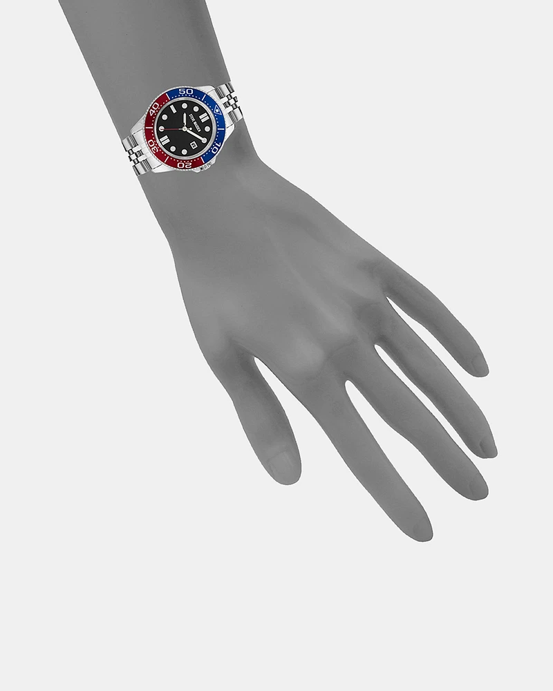 CLASSIC STATEMENT WATCH SILVER MULTI
