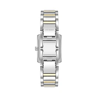 TWO TONE SLIM WATCH SILVER MULTI