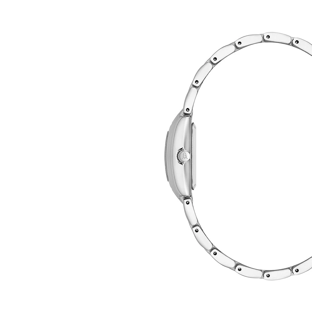 TWO TONE SLIM WATCH SILVER MULTI