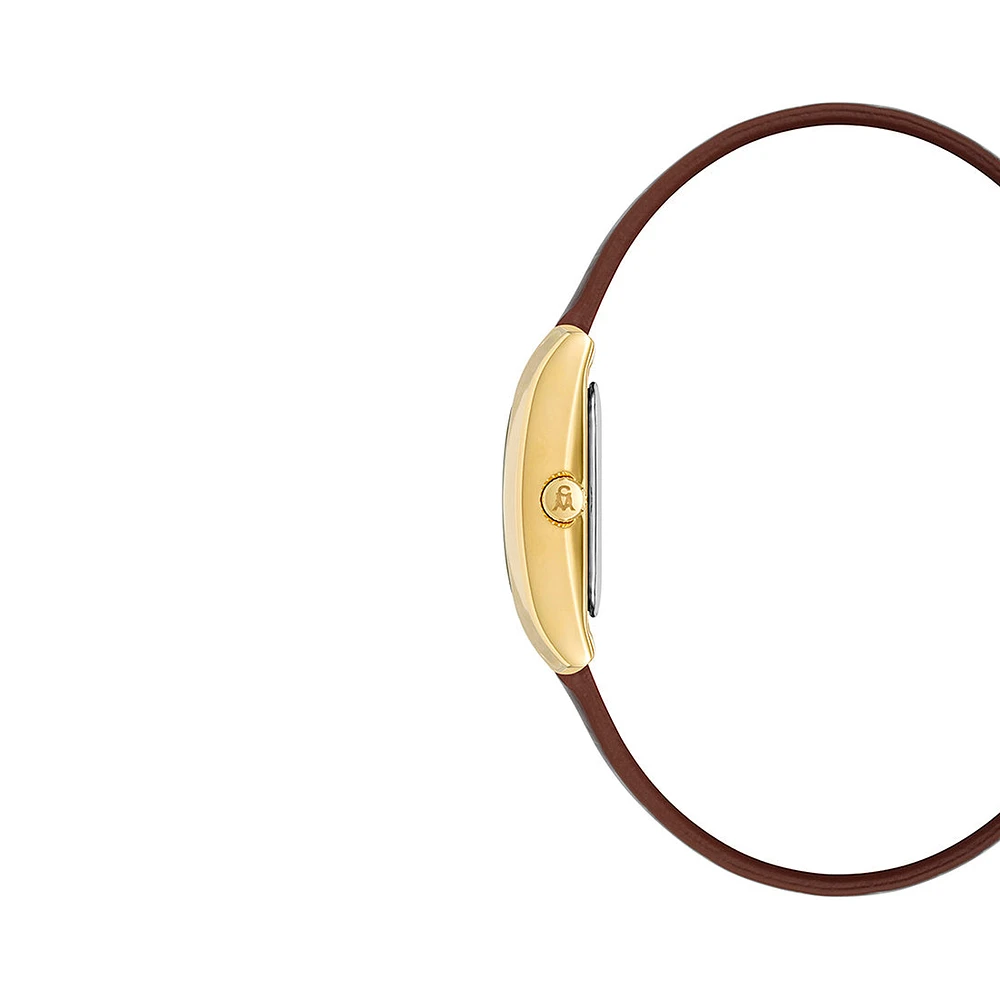 SLIM EMBOSSED WATCH GOLD MULTI