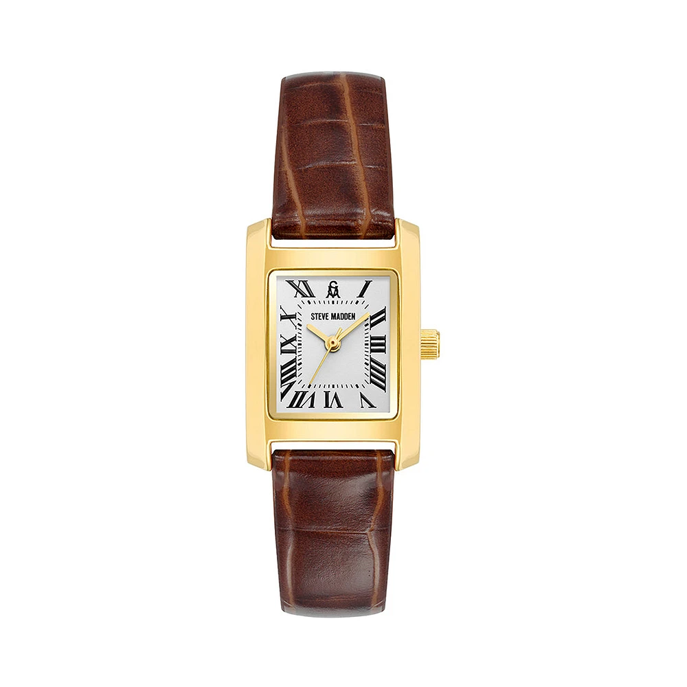 SLIM EMBOSSED WATCH GOLD MULTI