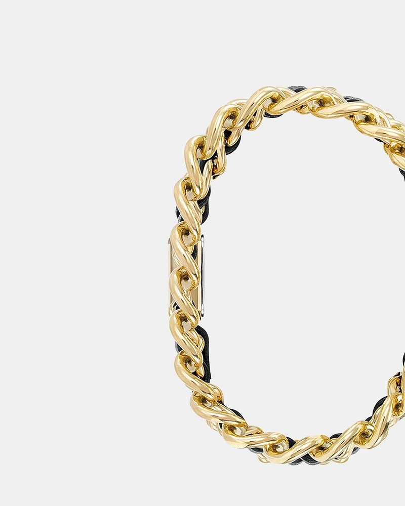 CHAIN BRACELET WATCH GOLD MULTI
