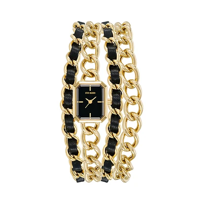 CHAIN BRACELET WATCH GOLD MULTI