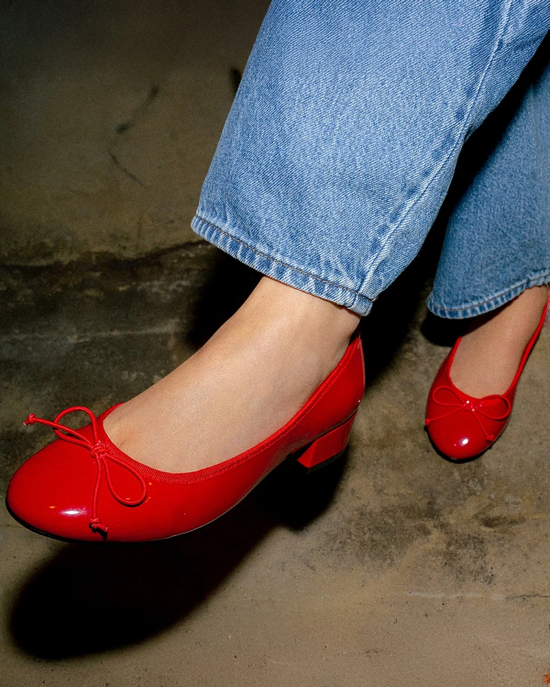 CHERISH RED PATENT