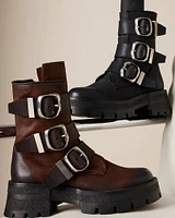 ROLAND BLACK LEATHER
