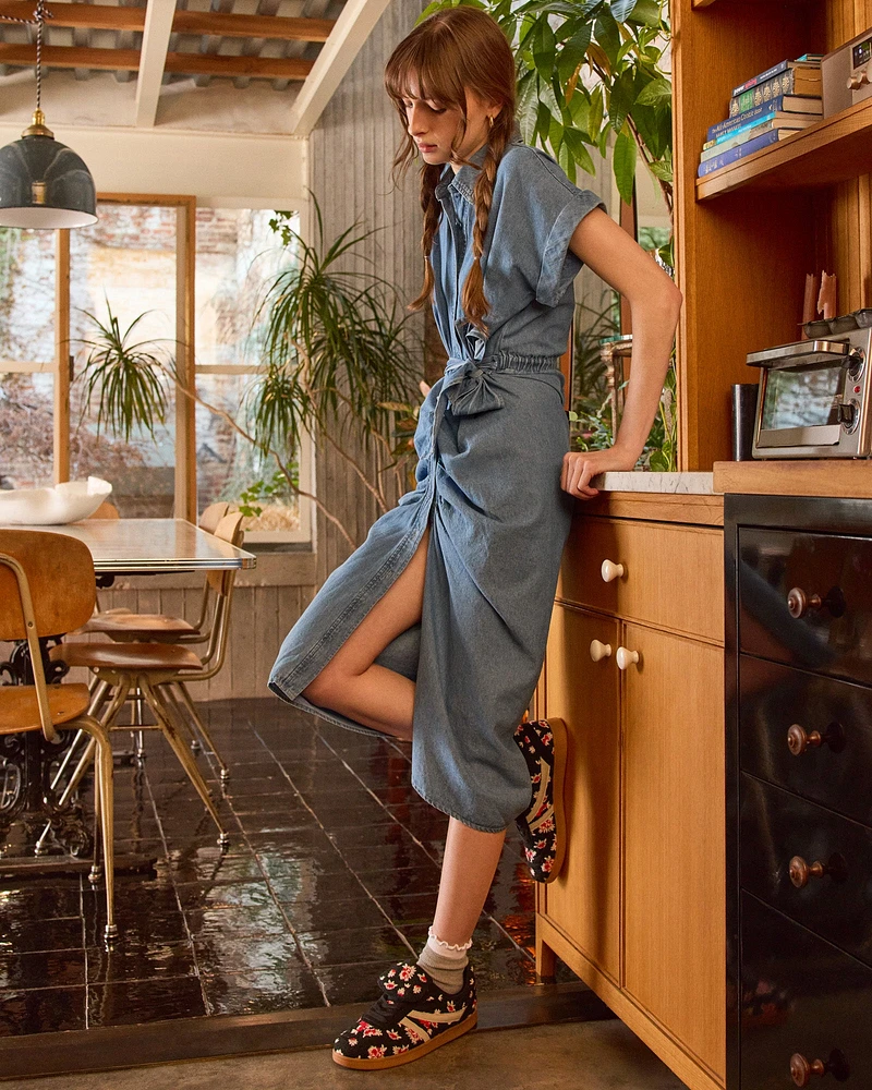 TORI DRESS DENIM LIGHT BLUE