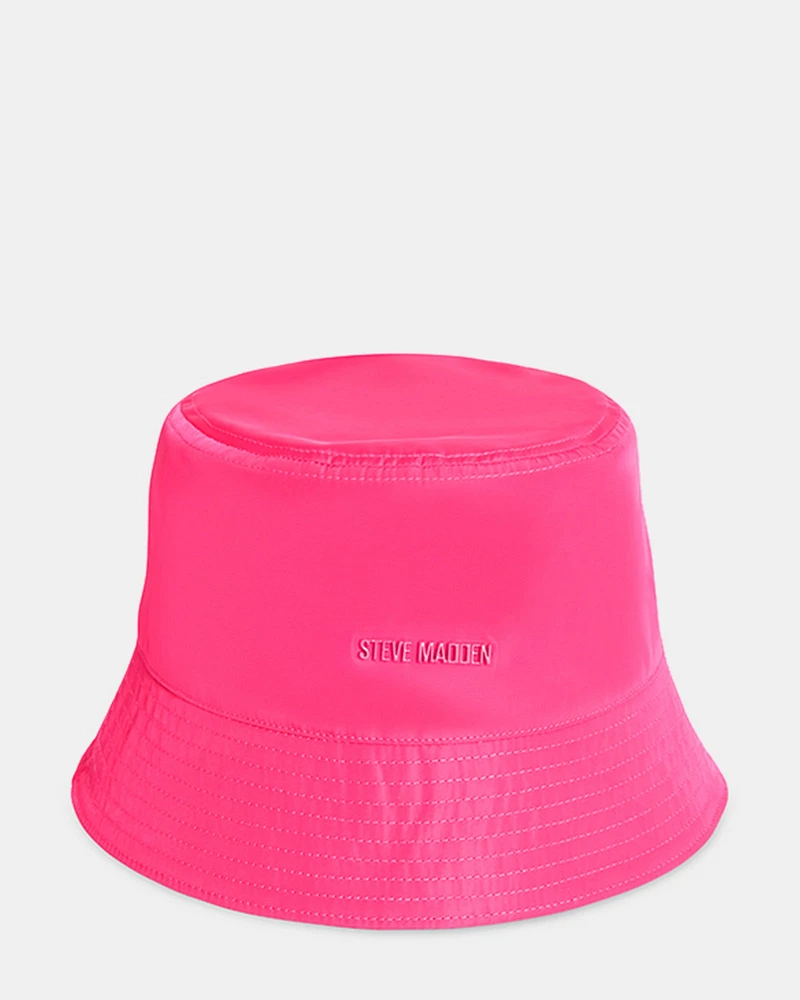 NYLON BUCKET HAT PINK